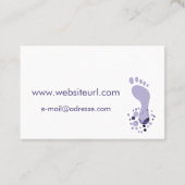 Carte De Visite Pédicure (Dos)