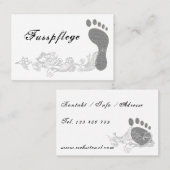 Carte De Visite Pédicure (Devant / Derrière)