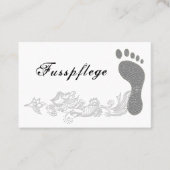 Carte De Visite Pédicure (Devant)