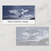 Carte De Visite Pégase en vol    (Devant / Derrière)