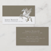 Carte De Visite Pegasus, juriste (Devant / Derrière)