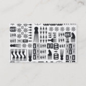 Carte De Visite peigne Afro NOUVEAU (Dos)