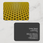 Carte De Visite Peigne de miel en perspective Ambre (Devant / Derrière)