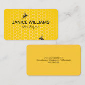 Carte De Visite Peigne de miel / Gardien d'abeilles (Devant / Derrière)