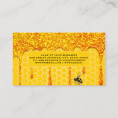 Carte De Visite Peigne et abeilles | Chimier à goutte (Dos)