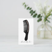 Carte De Visite Peigne et coiffeur personnalisé (Debout devant)