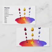 Carte De Visite Peignez le mélange (Devant / Derrière)