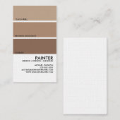 Carte De Visite Peignez l'échantillon (Devant / Derrière)