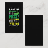 Carte De Visite Peignez-moi le vert et appelez-moi un chou (Devant / Derrière)