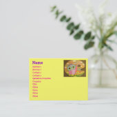 Carte De Visite Peignez mon hibou d'amour (Debout devant)