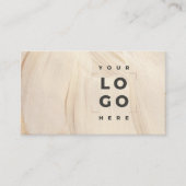 Carte De Visite Peint Abstrait Naturel Élégant Neutre Simple (Devant)