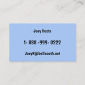 CARTE DE VISITE PEINT CAN (Dos)