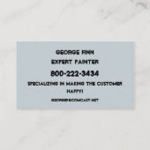 CARTE DE VISITE PEINT GUY (Dos)