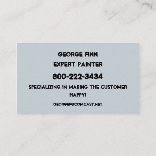 CARTE DE VISITE PEINT GUY (Dos)