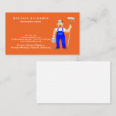 Carte de visite peintre (Devant / Derrière)