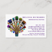 Carte de visite peintre (Devant)