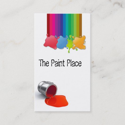 Carte de visite peintre (Devant)