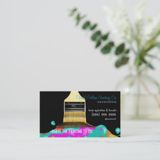 Carte de visite peintre (Debout devant)