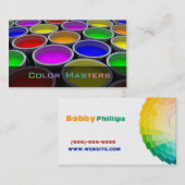 Carte de visite peintre (Devant / Derrière)