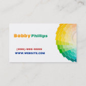 Carte de visite peintre (Dos)