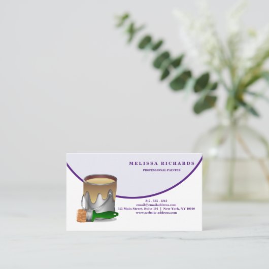 Carte De Visite Peintre (Debout devant)