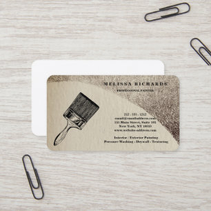 Carte De Visite Peintre