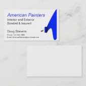 Carte De Visite Peintre (Devant / Derrière)