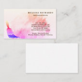 Carte de visite peintre (Devant / Derrière)