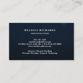 Carte de visite peintre (Dos)