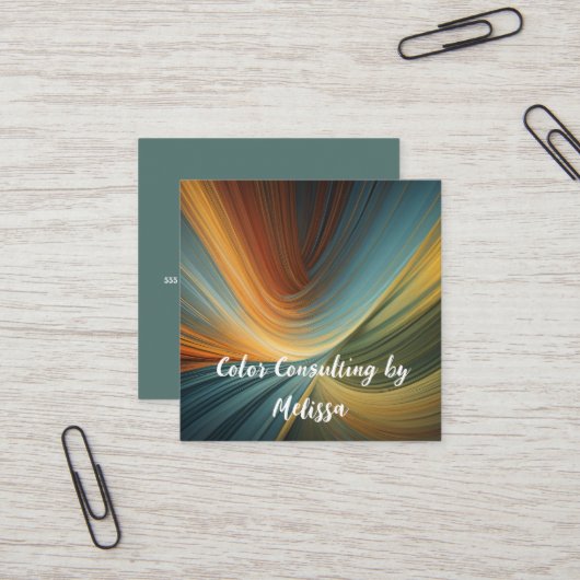 Carte de visite peintre (Devant/Arrière en situation)