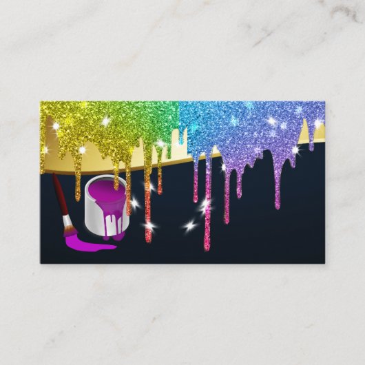 Carte de visite peintre (Devant)