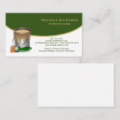 Carte de visite peintre (Devant / Derrière)