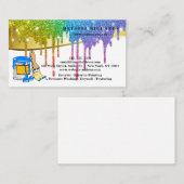 Carte de visite peintre (Devant / Derrière)