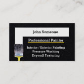 Carte De Visite Peintre (Devant)