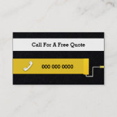 Carte De Visite Peintre (Dos)