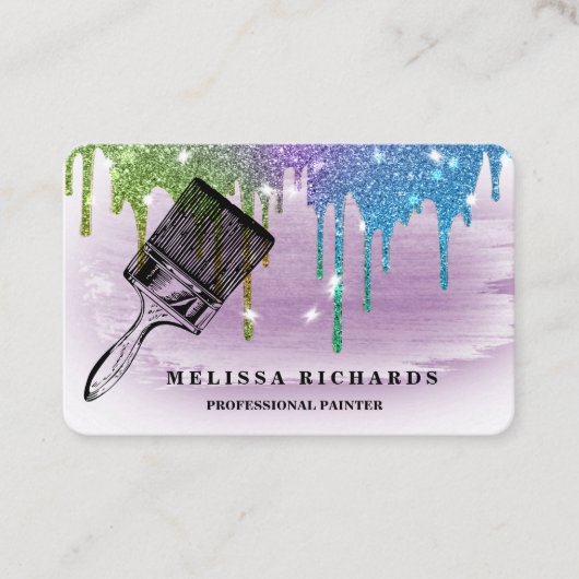 Carte de visite peintre (Devant)