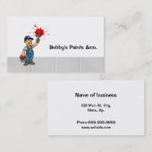 Carte de visite peintre (Devant / Derrière)