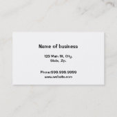 Carte de visite peintre (Dos)