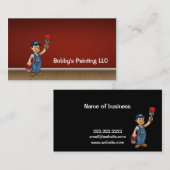 Carte de visite peintre (Devant / Derrière)