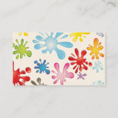 Carte De Visite Peintre (Dos)