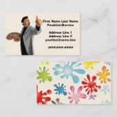 Carte De Visite Peintre (Devant / Derrière)