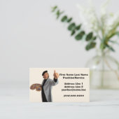 Carte De Visite Peintre (Debout devant)