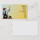 Carte De Visite Peintre (Devant / Derrière)