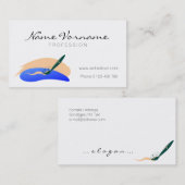 Carte De Visite Peintre artistique (Devant / Derrière)