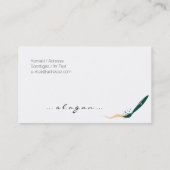 Carte De Visite Peintre artistique (Dos)