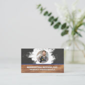 Carte De Visite Peintre avec rouleau de peinture | Tradesman compé (Debout devant)