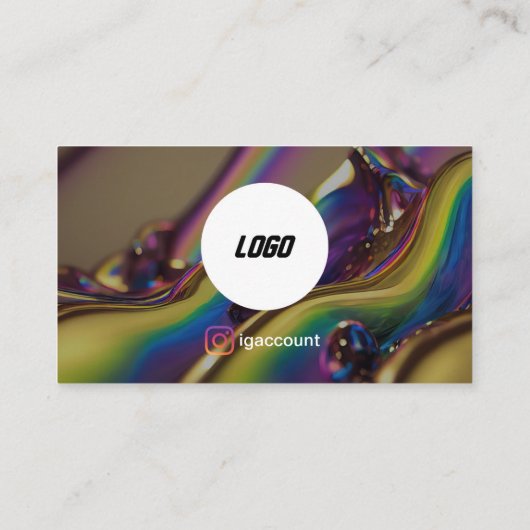 Carte De Visite Peintre créatif (Dos)