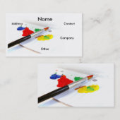 Carte De Visite Peintre d'artiste (Devant / Derrière)