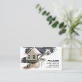 Carte De Visite Peintre de maison de brosse (Debout devant)