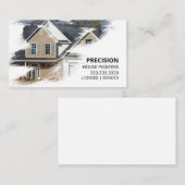 Carte De Visite Peintre de maison de brosse (Devant / Derrière)